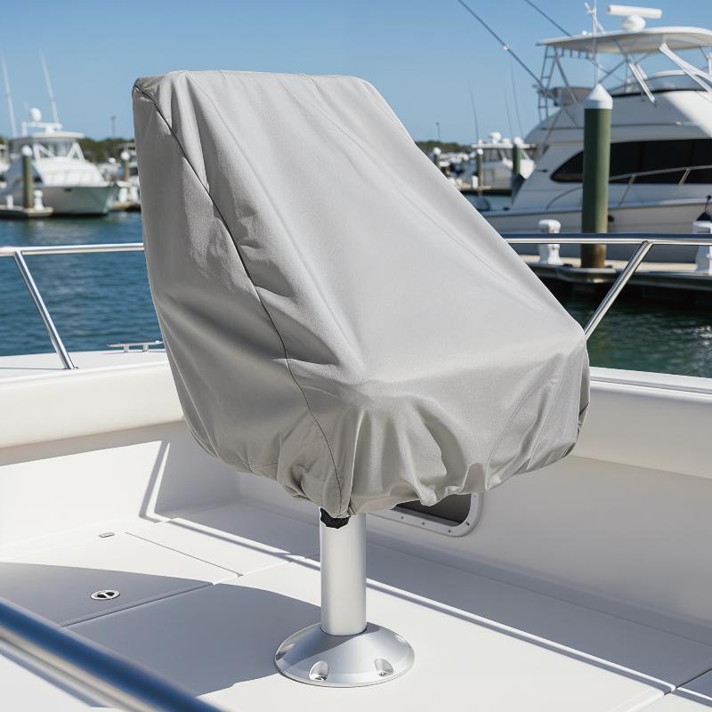 Fishing Boat Cover - 防水折りたたみ式ボートシートカバー屋外防塵保護スリーブ海洋釣りボート活動用
