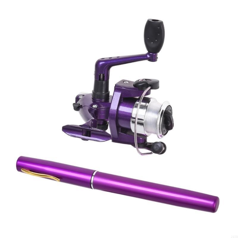 Penn Reel Fierce - ミニペンスタイル釣り竿セット軽量ポケット釣り竿釣りリール付き