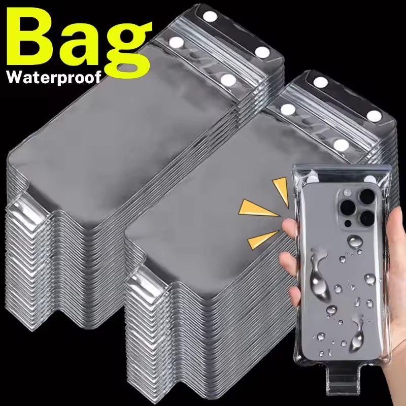 Fishing Boat Cover - 1-10 個透明防水電話カバー水泳バッグ水中携帯電話プロテクターポーチバッグ IPhone 17 Samsung Xiaomi