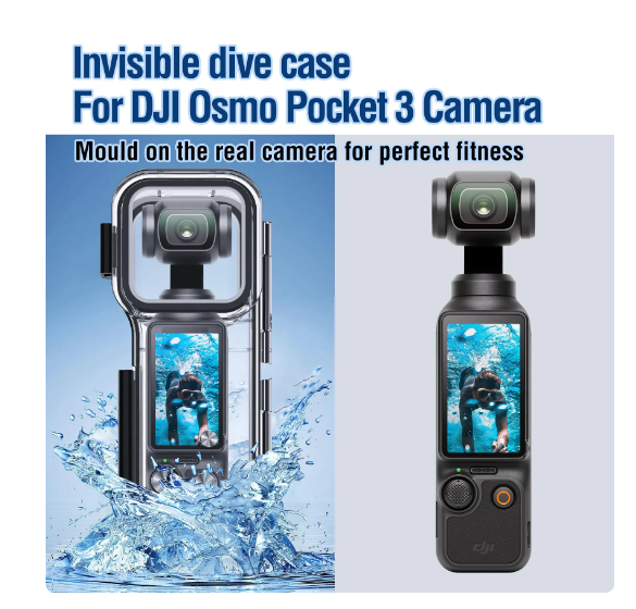 DJI OSMO Pocket 3用防水ケース 45M水中ダ - Fishing Boat Cover のレビューと価格