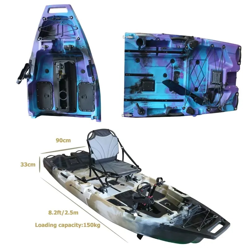 8フィート モジュラー式 シングルシート フィンペダル駆動  - Fishing Boat Seat のレビューと価格