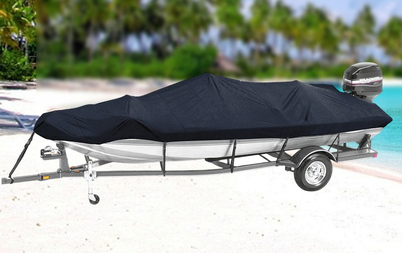 190T防水ボートカバー、スピードボートトレーラーフィッシン - Fishing Boat Cover のレビューと価格