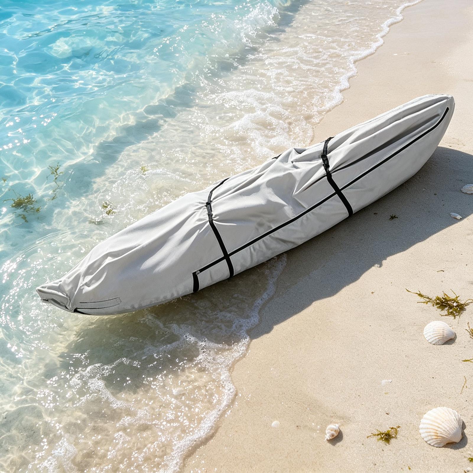 カヤックカバー 420D オックスフォード高耐久 UV 耐性 - Fishing Boat Cover のレビューと価格