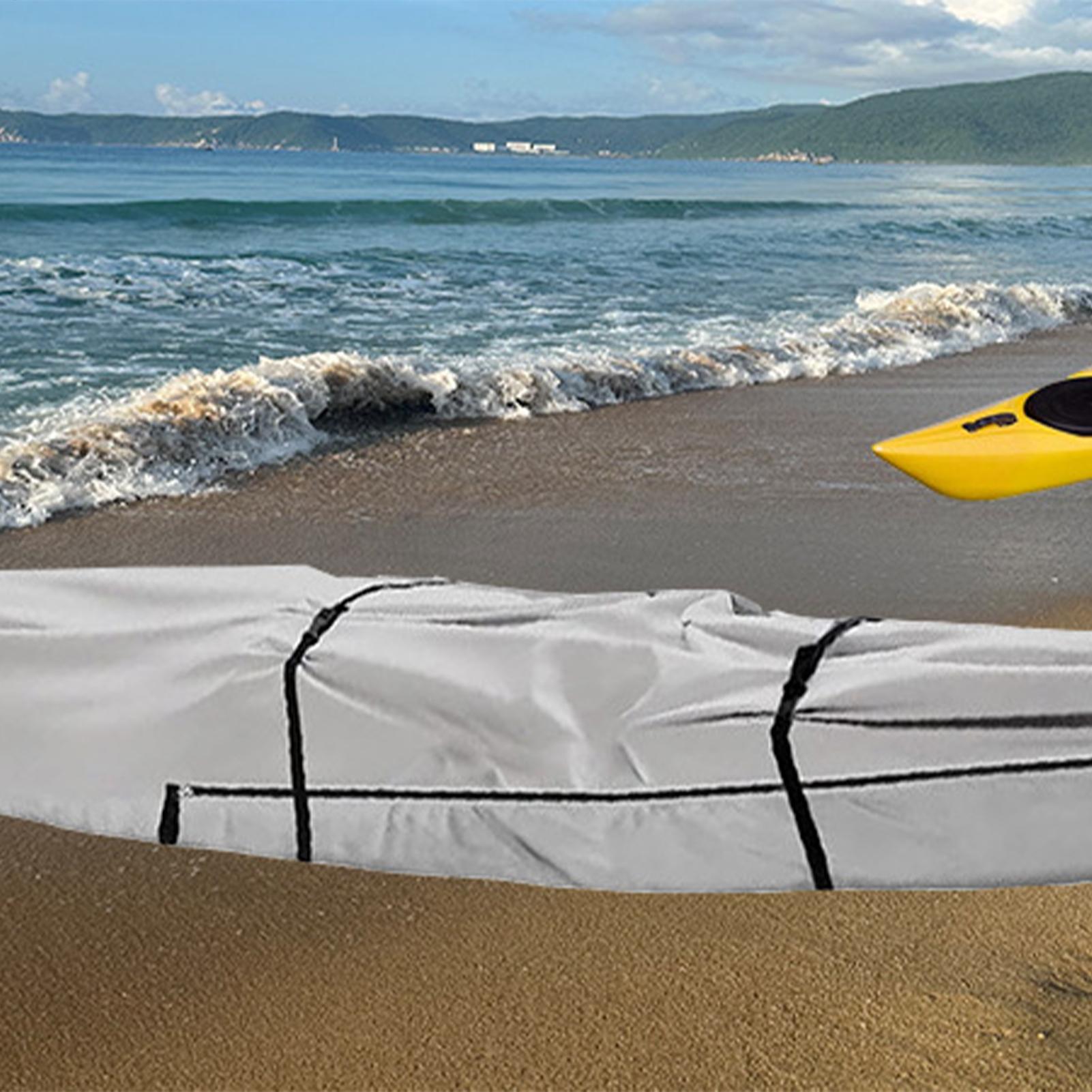 カヤックカバー 420D オックスフォード高耐久 UV 耐性 - Fishing Boat Cover のレビューと価格